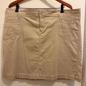 Old Navy Khaki Mini Skirt size 18